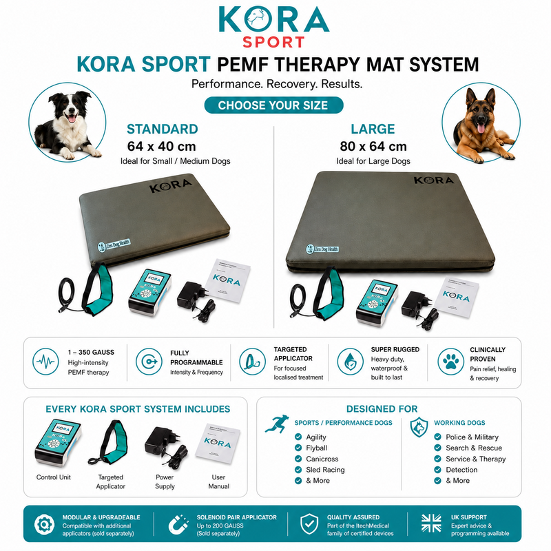 ZenDogHealth ‘KoraSPORT’ PEMF Dog Mat System